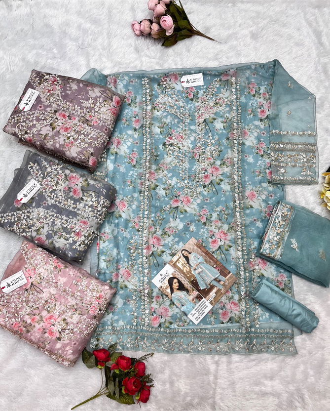 KK 59 Organza Pakistani Suits Catalog